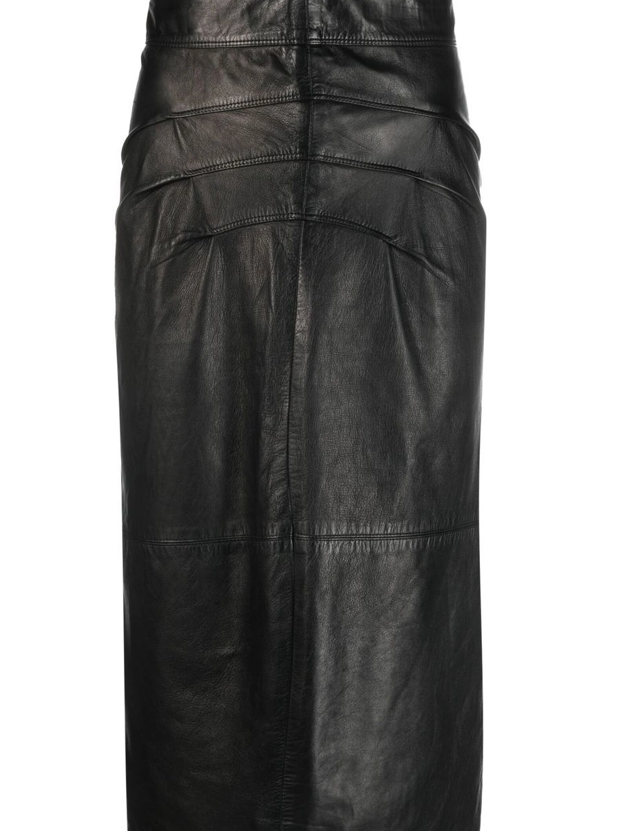 Cheap leather Women 1970s skirt Versace pencil 0330